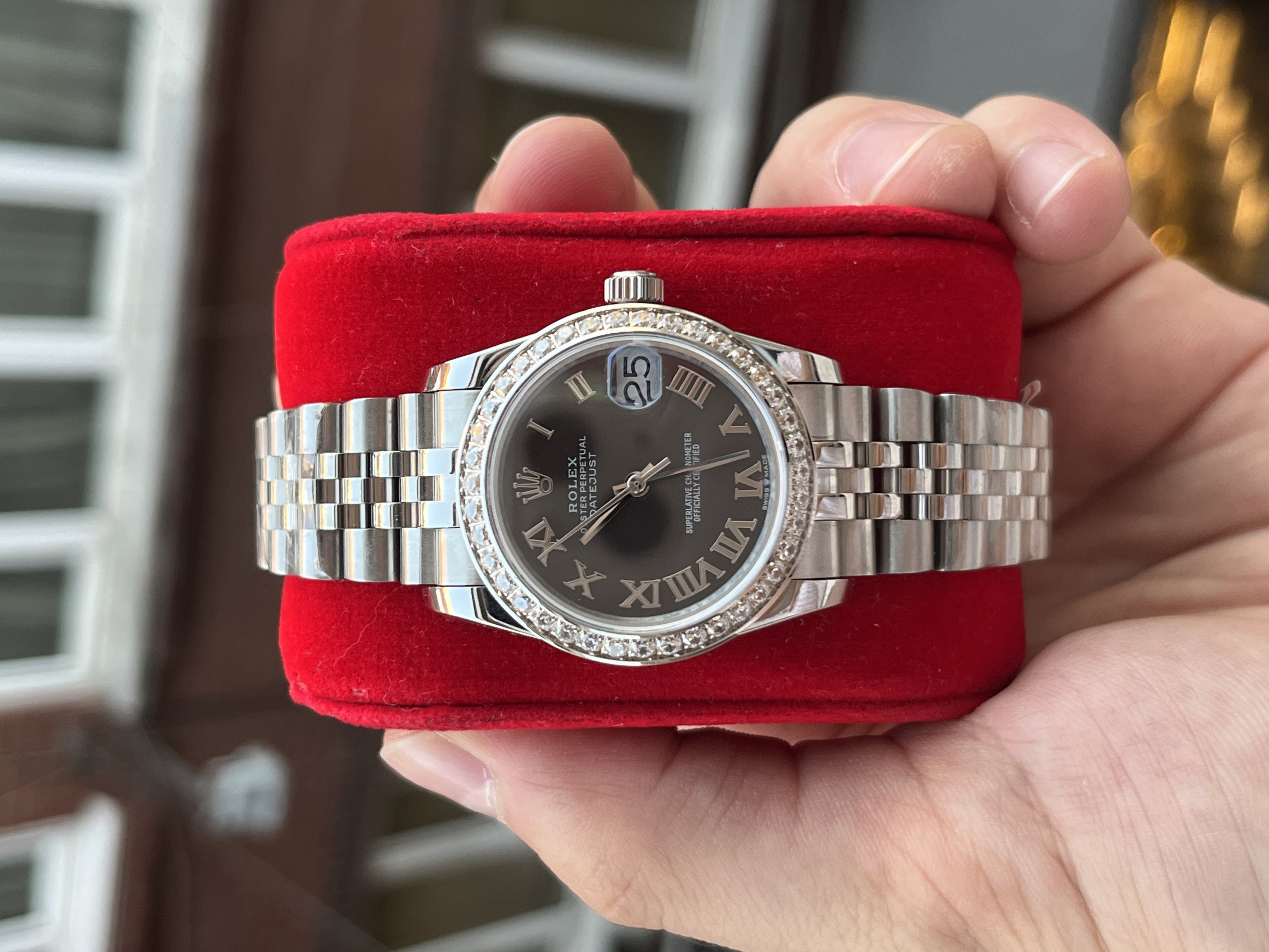 Rolex Datejust Jubilee Siyah Roma Rakam 31mm
