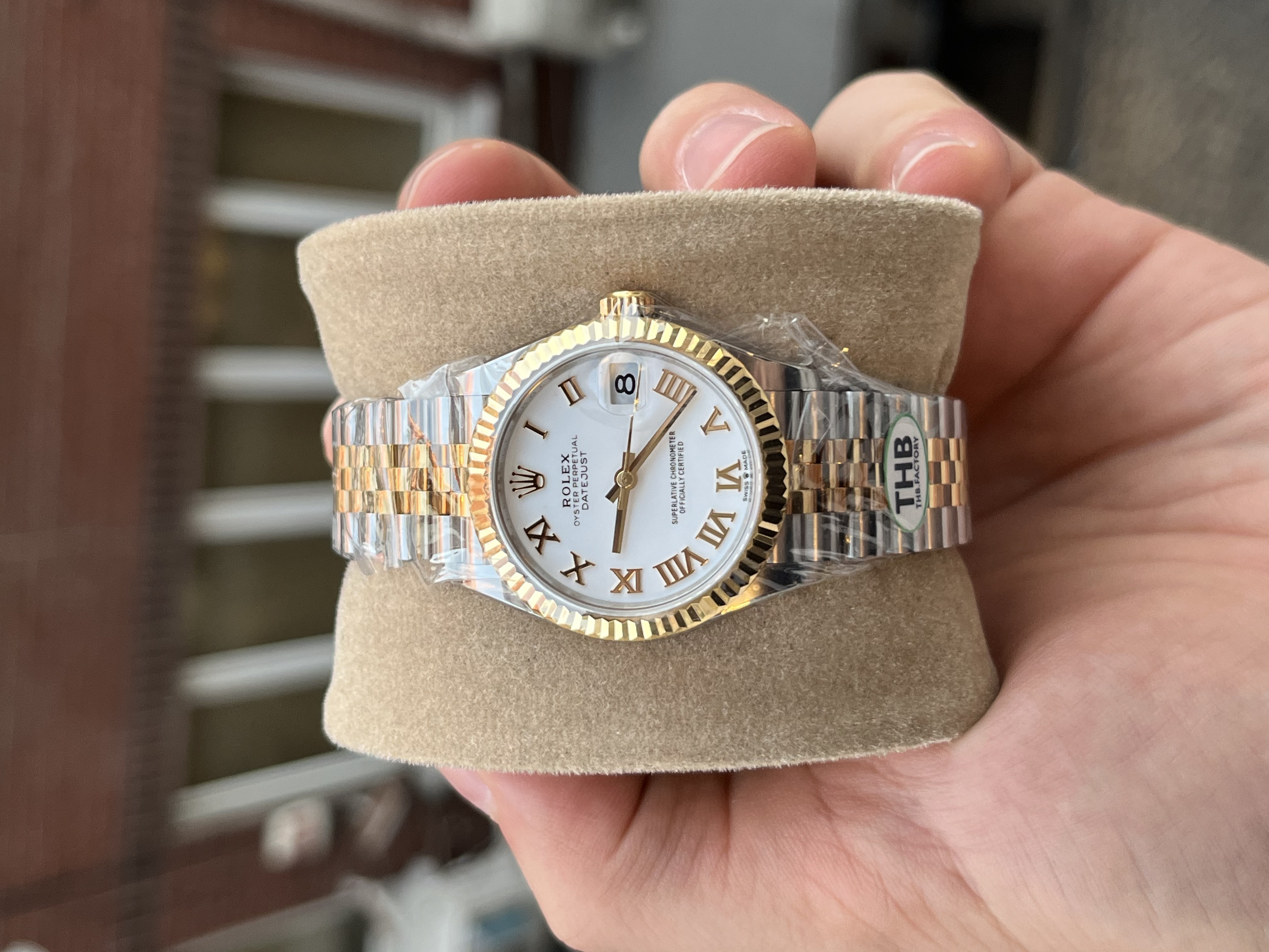 Rolex Datejust Jubilee Beyaz Roma Rakam Superclone 31mm