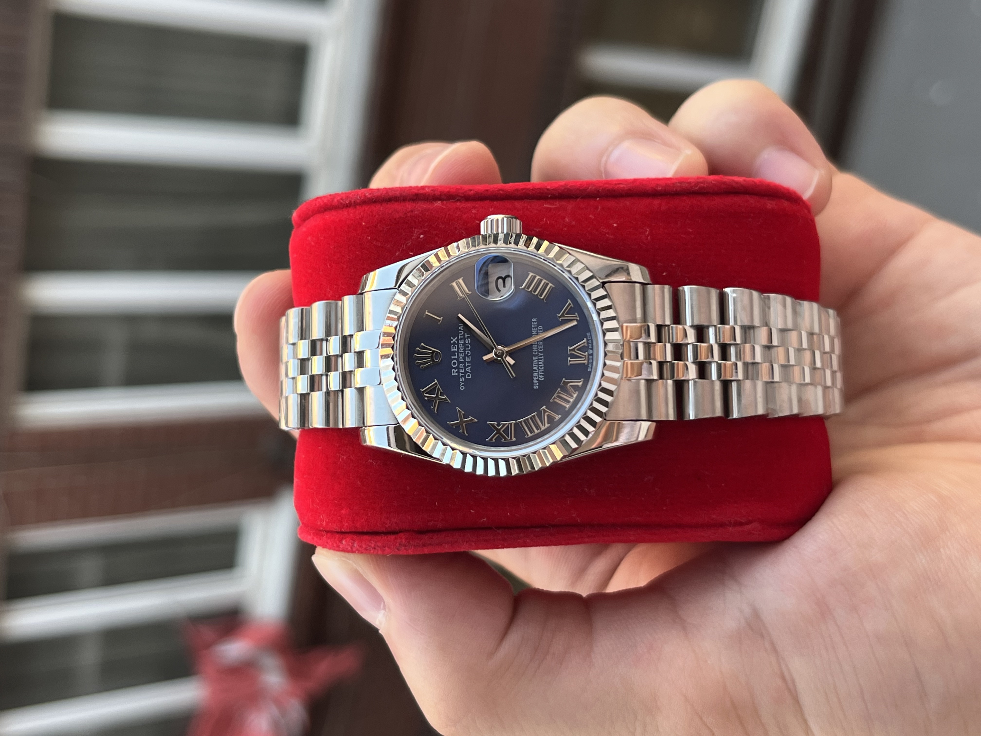 Rolex Datejust Jubilee Mavi Roma Rakam 31mm