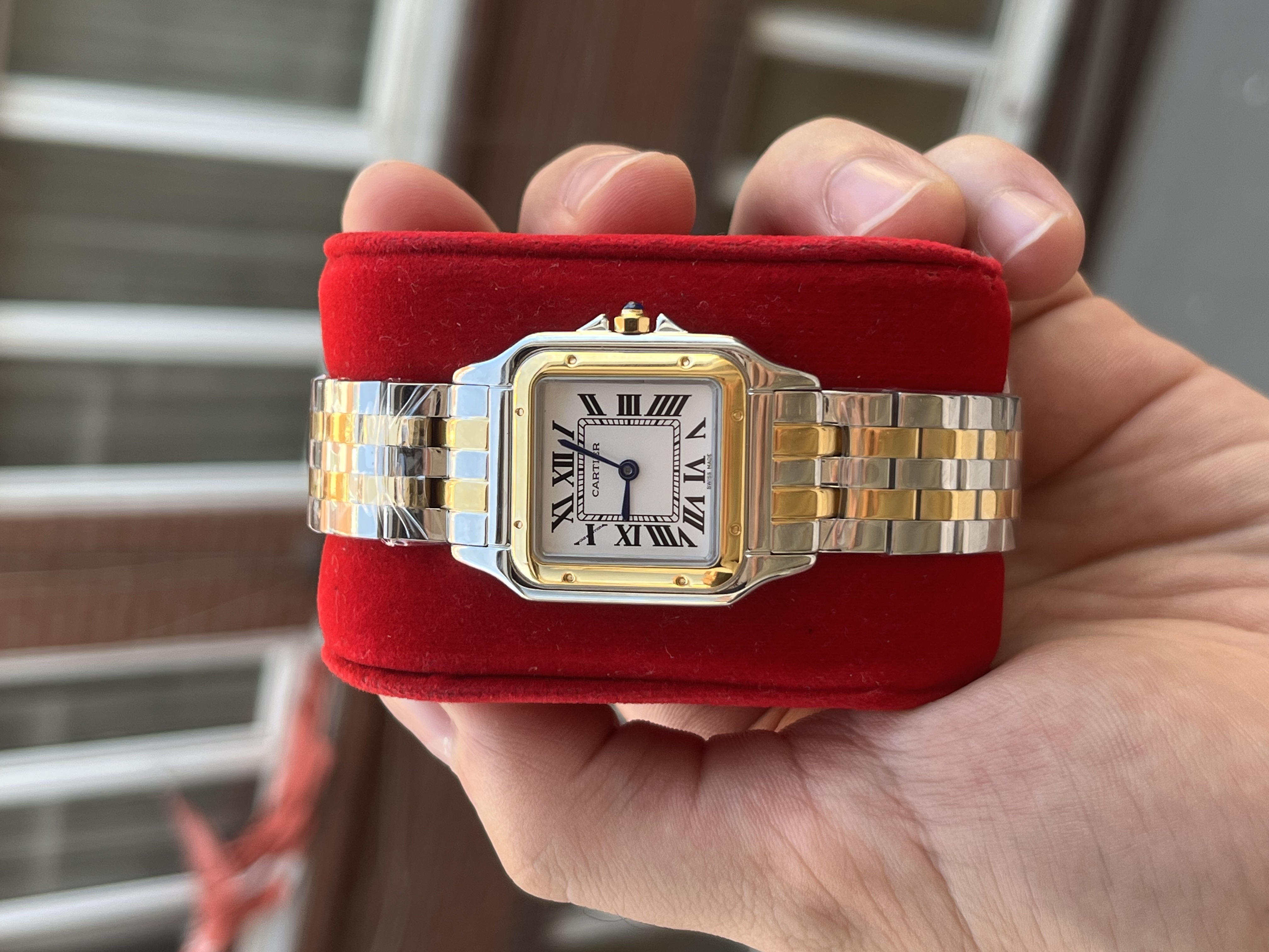 Cartier Panthere Gold Silver 27mm