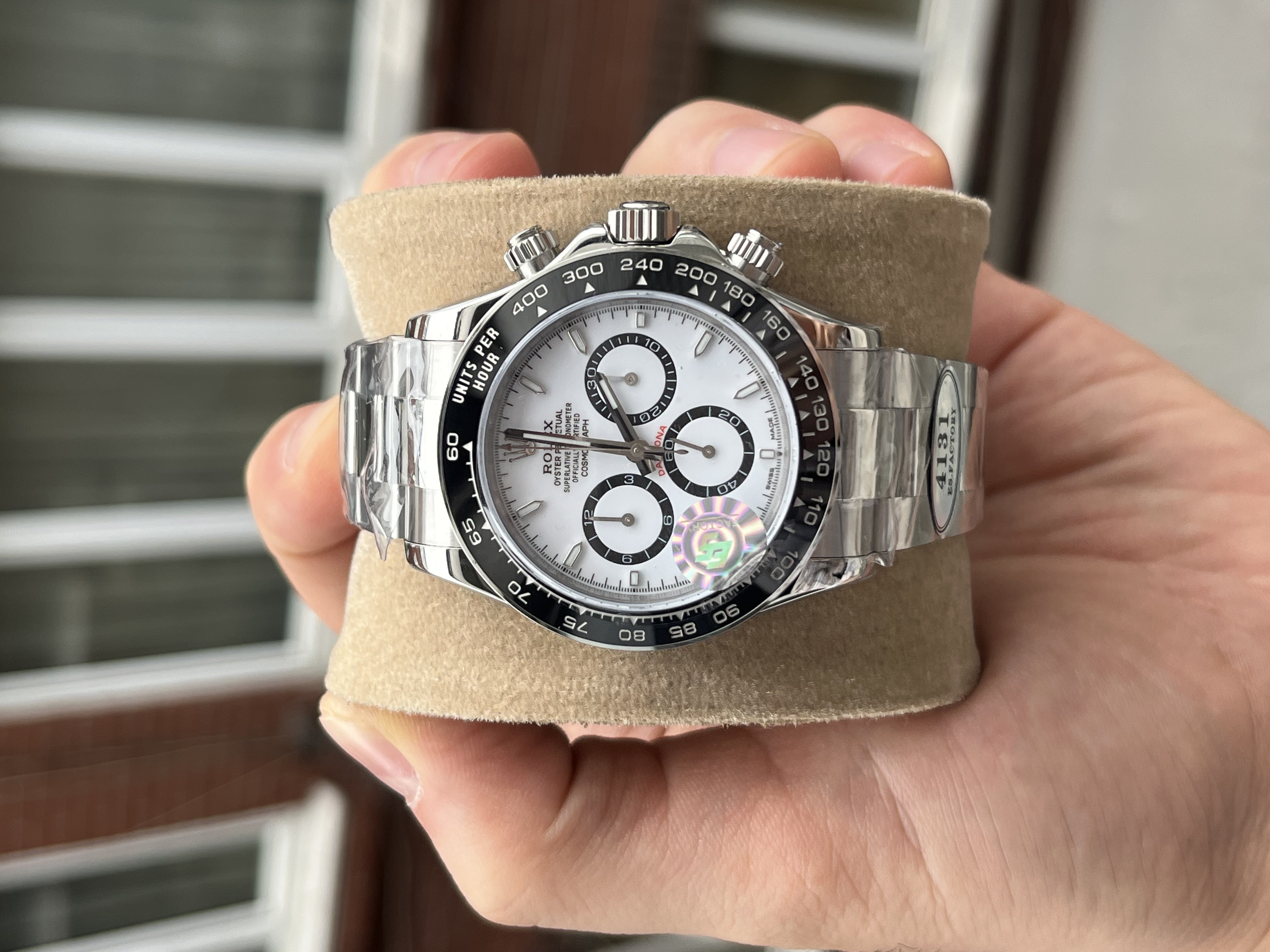 Rolex Daytona Panda Silver Superclone 40mm